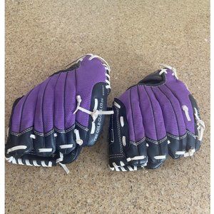 Rawlings Girls Youth 10" Inch Baseball Glove Players Series PL10PUR right hand